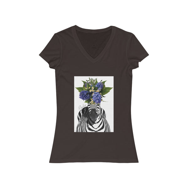 Women's Jersey Short Sleeve V-Neck Tee - Paola V Cesano