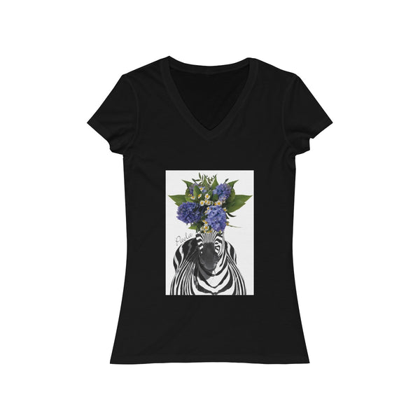 Women's Jersey Short Sleeve V-Neck Tee - Paola V Cesano