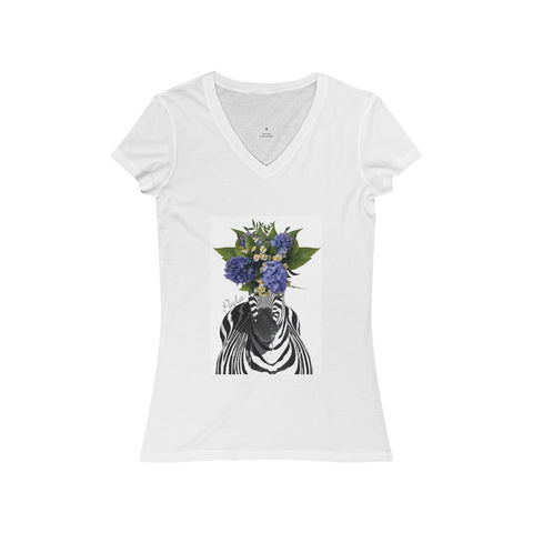 Women's Jersey Short Sleeve V-Neck Tee - Paola V Cesano