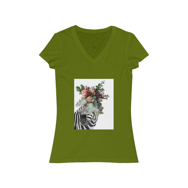 Women's Jersey Short Sleeve V-Neck Tee - Paola V Cesano