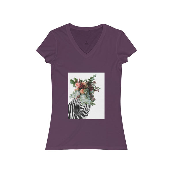 Women's Jersey Short Sleeve V-Neck Tee - Paola V Cesano