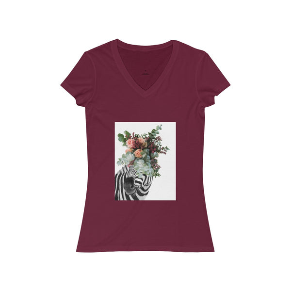 Women's Jersey Short Sleeve V-Neck Tee - Paola V Cesano