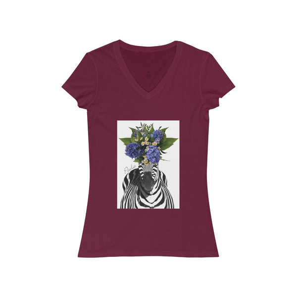 Women's Jersey Short Sleeve V-Neck Tee - Paola V Cesano