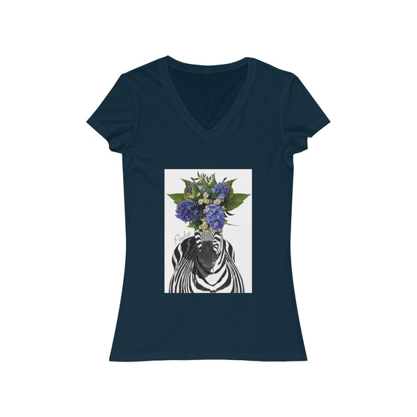 Women's Jersey Short Sleeve V-Neck Tee - Paola V Cesano