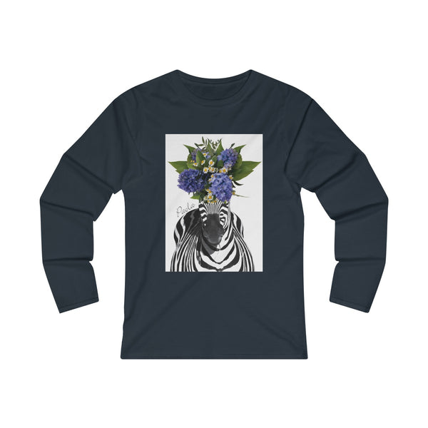 Women's Fitted Long Sleeve Tee - Paola V Cesano