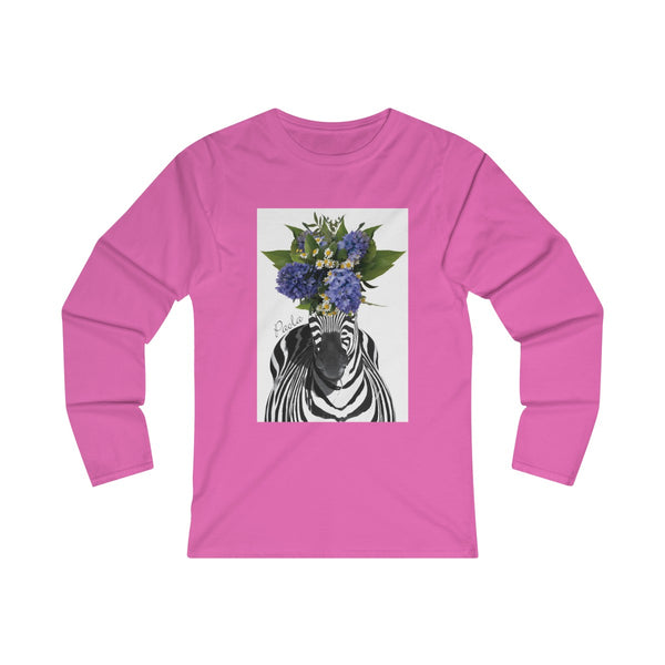 Women's Fitted Long Sleeve Tee - Paola V Cesano