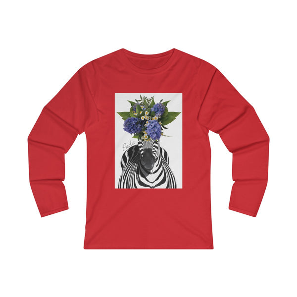 Women's Fitted Long Sleeve Tee - Paola V Cesano