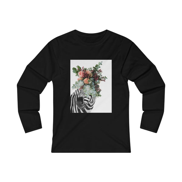 Women's Fitted Long Sleeve Tee - Paola V Cesano