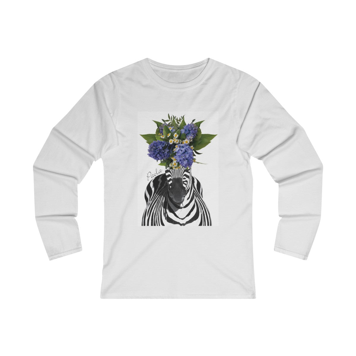 Women's Fitted Long Sleeve Tee - Paola V Cesano