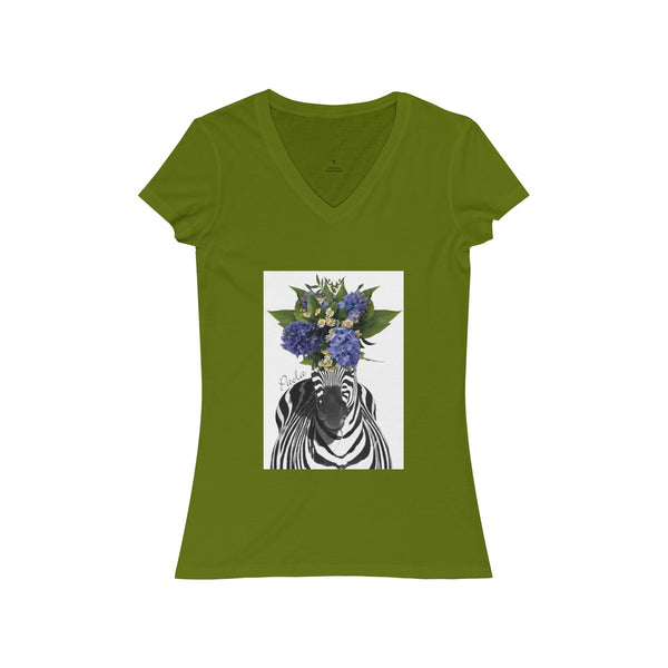 Women's Jersey Short Sleeve V-Neck Tee - Paola V Cesano