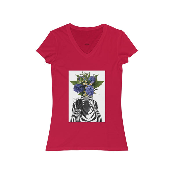 Women's Jersey Short Sleeve V-Neck Tee - Paola V Cesano