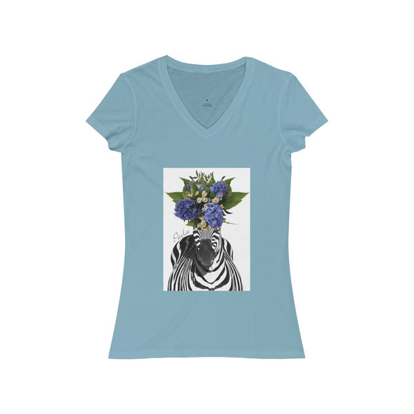 Women's Jersey Short Sleeve V-Neck Tee - Paola V Cesano