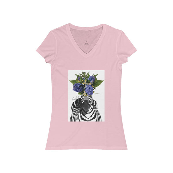 Women's Jersey Short Sleeve V-Neck Tee - Paola V Cesano